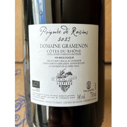 Domaine Gramenon Côtes du Rhône La Poignée de Raisins 2023