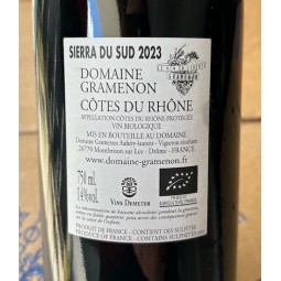 Domaine Gramenon Côtes du Rhône La Sierra du Sud 2023