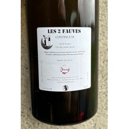 Les 2 Fauves Vin de France blanc Continuum 2023