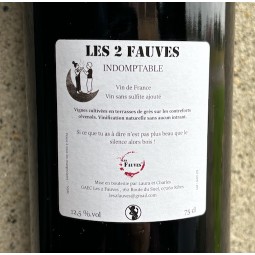 Les 2 Fauves Vin de France rouge Indomptable 2023