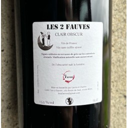 Les 2 Fauves Vin de France rouge Clair-Obscur 2023