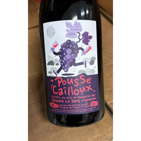 Romain Le Bars Vin de France rouge Pousse Cailloux 2023