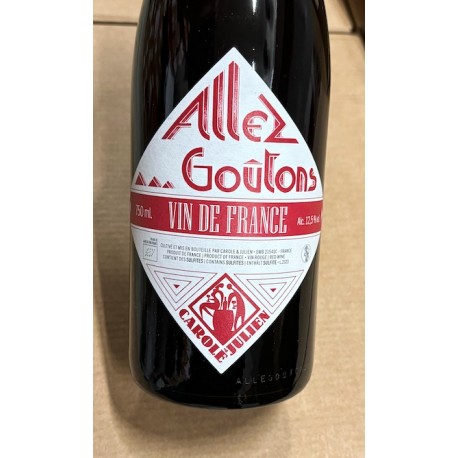 Domaine Derain Vin de France rouge Allez Goutons 2023