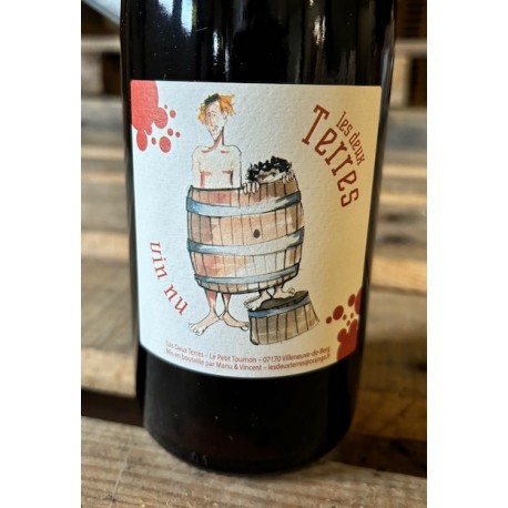 Domaine les Deux Terres Vin de France rouge Vin Nu 2023