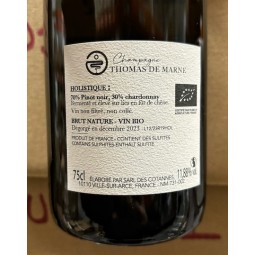 Thomas de Marne Champagne Sélection de Terroir Zéro dosage Holistique (R19)