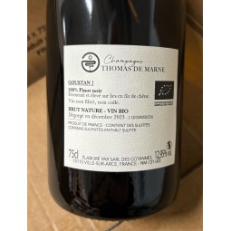 Thomas de Marne Champagne Blanc de Noirs Goustan Zéro dosage (R20)