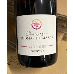 Thomas de Marne Champagne Blanc de Noirs Zéro Dosage Cotannes 2019