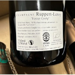 Ruppert-Leroy Champagne Blanc de Noirs Brut Nature Fosse Grély R20 dég. 10/22