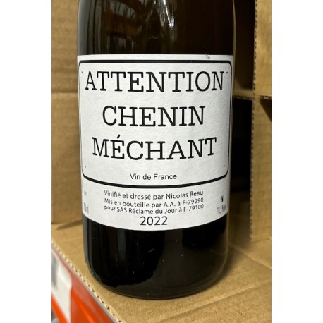 Nicolas Reau Vin de France blanc Attention Chenin Méchant 2022