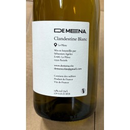 De Mena Vin de France blanc Clandestine 2023
