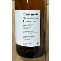 De Mena Vin de France rosé Clandestine 2023