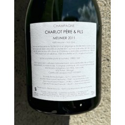 Domaine Charlot Champagne Brut Nature Pinot Meunier 2011