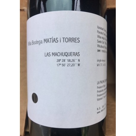 Matias i Torres La Palma blanc Listan Blanc Machuqueras 2015