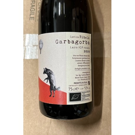 Cantine Ribelà Lazio rosé Garbagorba 2020