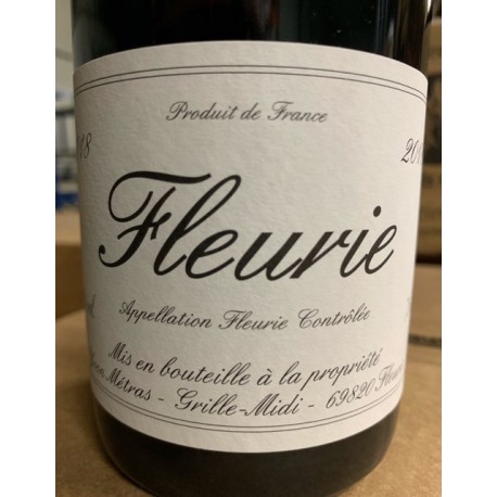 Yvon Métras Fleurie 2018