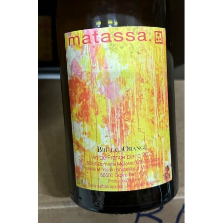 Matassa Vin de France blanc Brutal Orange 2023