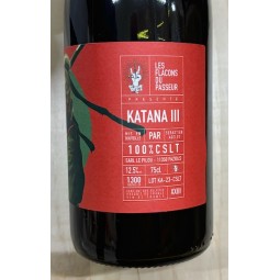 De Mena X Bruno Delaunay Vin de France rouge Katana 2023