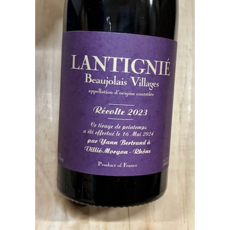 Domaine Les Bertrand Beaujolais Villages Lantignié 2023