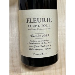 Domaine Les Bertrand Fleurie Coup d'Folie 2023