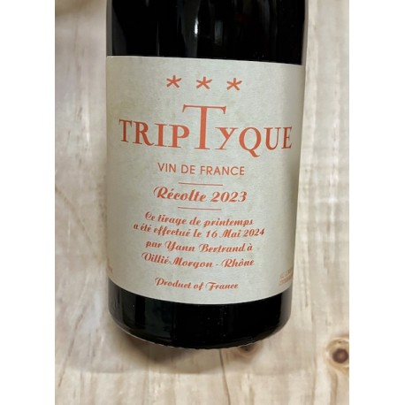 Yann Bertrand Vin de France rouge Triptyque 2023