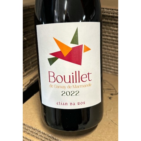 Elian Da Ros Vin de France rouge Bouillet 2022