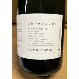 Flavien Nowack Champagne Brut Nature Arpent Rouge 2020