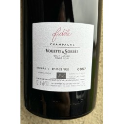 Domaine Vouette & Sorbée Champagne Brut Nature Fidèle R20