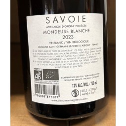 Domaine Saint Germain Savoie blanc Mondeuse Blanche Les Epeires 2023