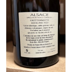 Domaine Julien Meyer Alsace Riesling Grittermatte 2020