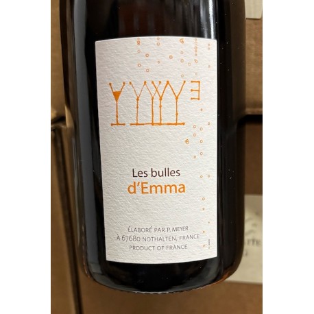 Domaine Julien Meyer Vin de France blanc Brut Nature Bulles d'Emma