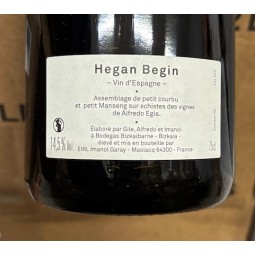 Imanol Garay Vin d'Espagne blanc Hegan Begin 2022