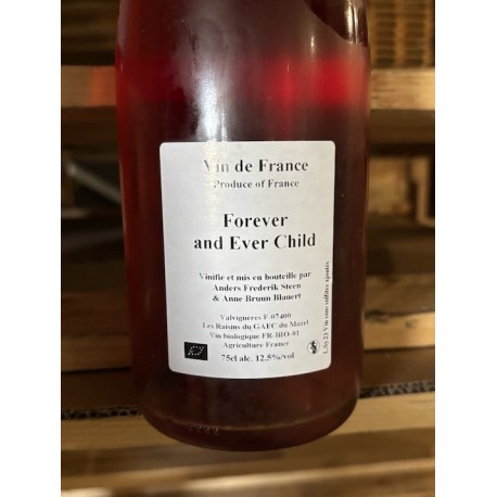 Anders Frederik Steen & Anne Bruun Blauert Vin de France rosé pet nat Forever and Ever Child 2023