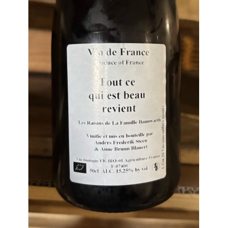 Anders Frederik Steen & Anne Bruun Blauert Vin de France blanc Tout ce qui est Beau revient 2020