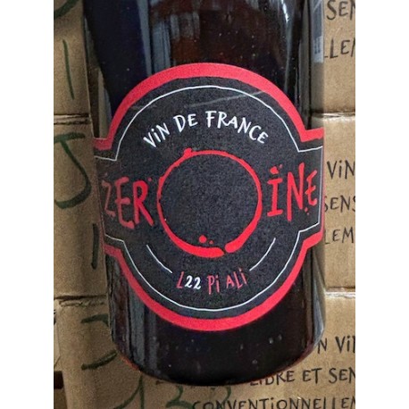 Zéroïne Vin de France rouge L22 PiAli