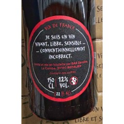 Zéroïne Vin de France rouge L22 PiAli