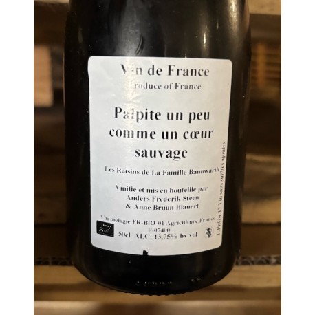 Anders Frederik Steen & Anne Bruun Blauert Vin de France blanc Palpite un peu comme un Cœur Sauvage 2017