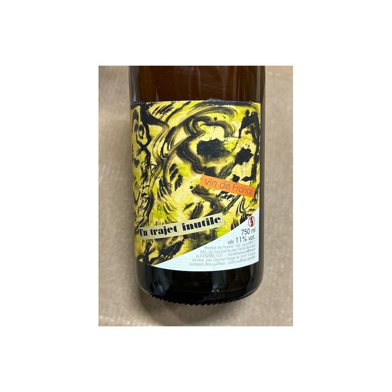 Daniel Sage Vin de France blanc Trajet Inutile 2020
