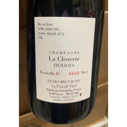 Jérôme Prévost Champagne Extra Brut rosé Iota LC16