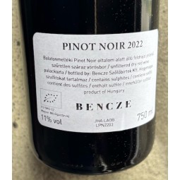 István Bencze Vin rouge de Hongrie Pinot Noir 2022