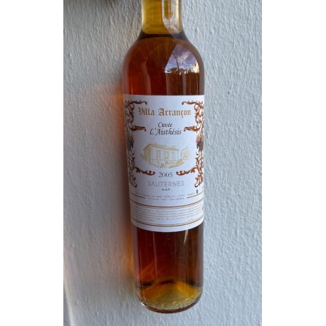 Château Rousset Peyraguey Sauternes Cuvée L'Aisthésie 2005 Château Rousset Peyraguey Sauternes Cuvée L'Aisthésie 2005