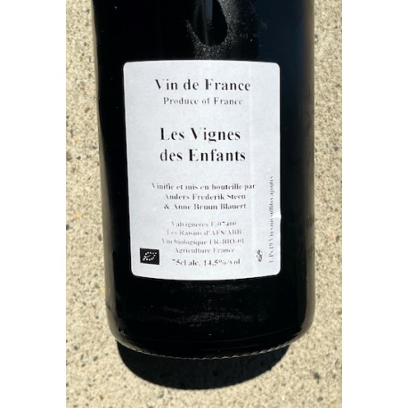 Anders Frederik Steen & Anne Bruun Blauert Vin de France rouge Les Vignes des Enfants 2018 magnum Anders Frederik Steen & Anne Bruun Blauert Vin de France rouge Les Vignes des Enfants 2018 magnum