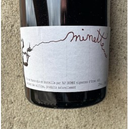 François Dhumes Vin de France rouge Minette 2023 magnum