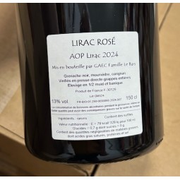 Romain Le Bars Lirac rosé 2024 magnum