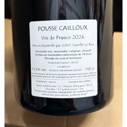 Romain Le Bars Vin de France rouge Pousse-Cailloux 2024 magnum
