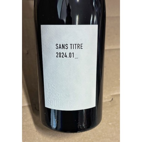 Les Frères Soulier Vin de France rouge Sans Titre 2024.01 Les Frères Soulier Vin de France rouge Sans Titre 2024.01