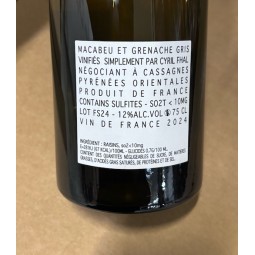 Hors Champ par Cyril Fhal Vin de France blanc La Femme Soleil 2024