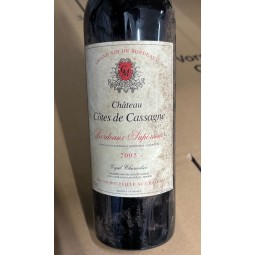 Château Côtes de Cassagne Bordeaux Supérieur 2005