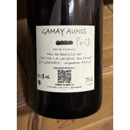 Jean-Christophe Garnier Vin de France rouge Gamay-Aunis 2023