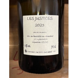 Jean-Christophe Garnier Vin de France blanc Les Justices 2023