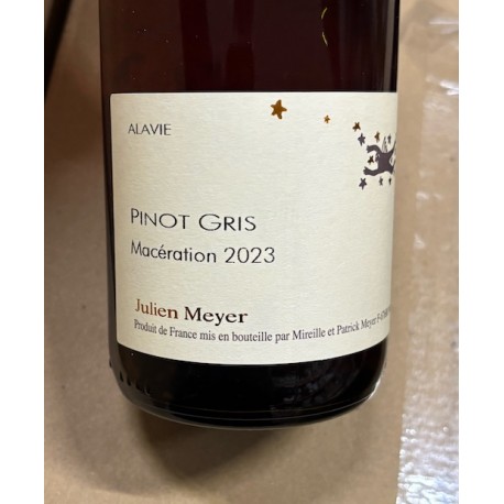 Domaine Julien Meyer Vin de France blanc Pinot Gris Macération 2023 Domaine Julien Meyer Vin de France blanc Pinot Gris Macération 2023